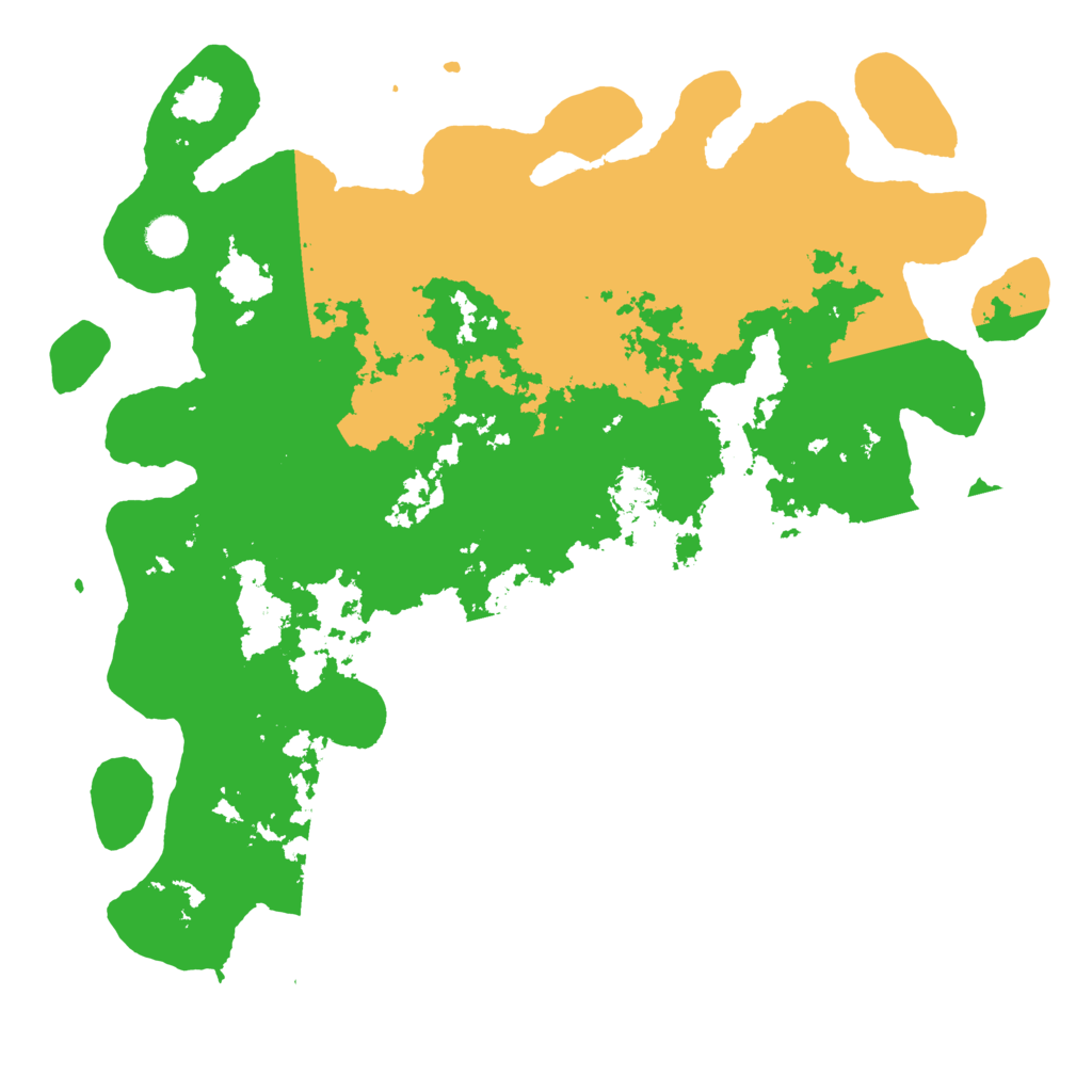 Biome Rust Map: Barren, Size: 4500, Seed: 5546266