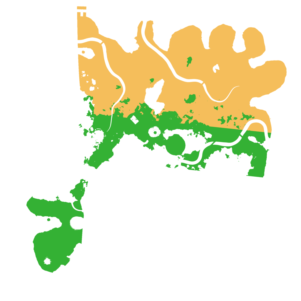 Biome Rust Map: Procedural Map, Size: 4000, Seed: 2093855