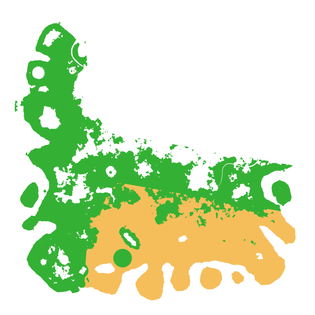 Biome Rust Map: Procedural Map, Size: 4500, Seed: 5945335