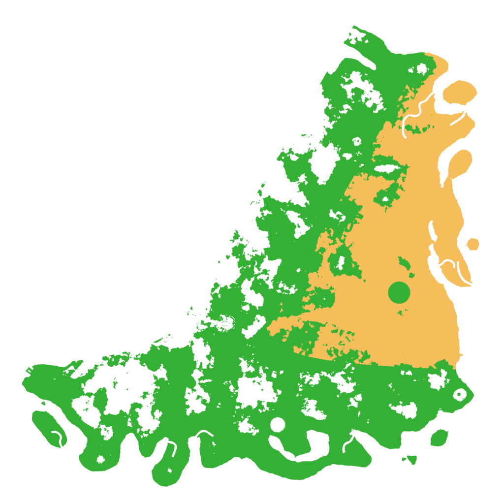 Biome Rust Map: Procedural Map, Size: 6000, Seed: 1003849026