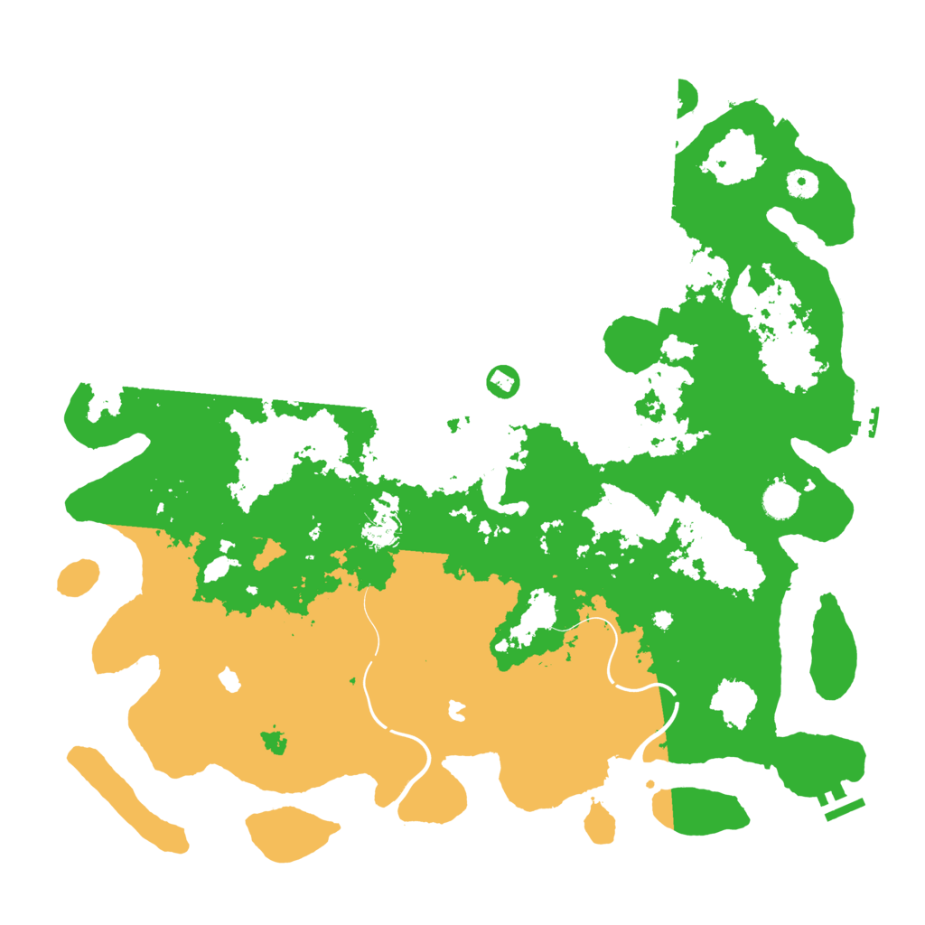 Biome Rust Map: Procedural Map, Size: 4500, Seed: 2896559