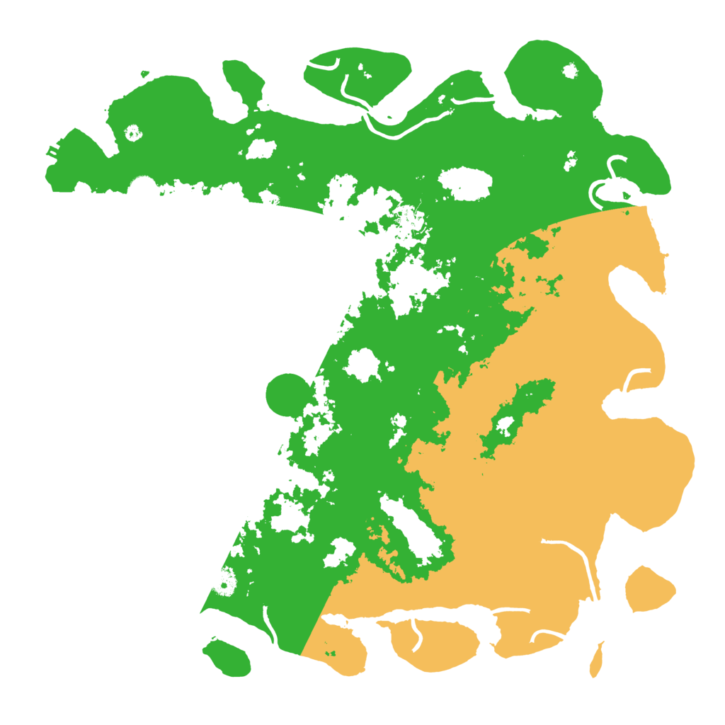 Biome Rust Map: Procedural Map, Size: 4500, Seed: 4373936