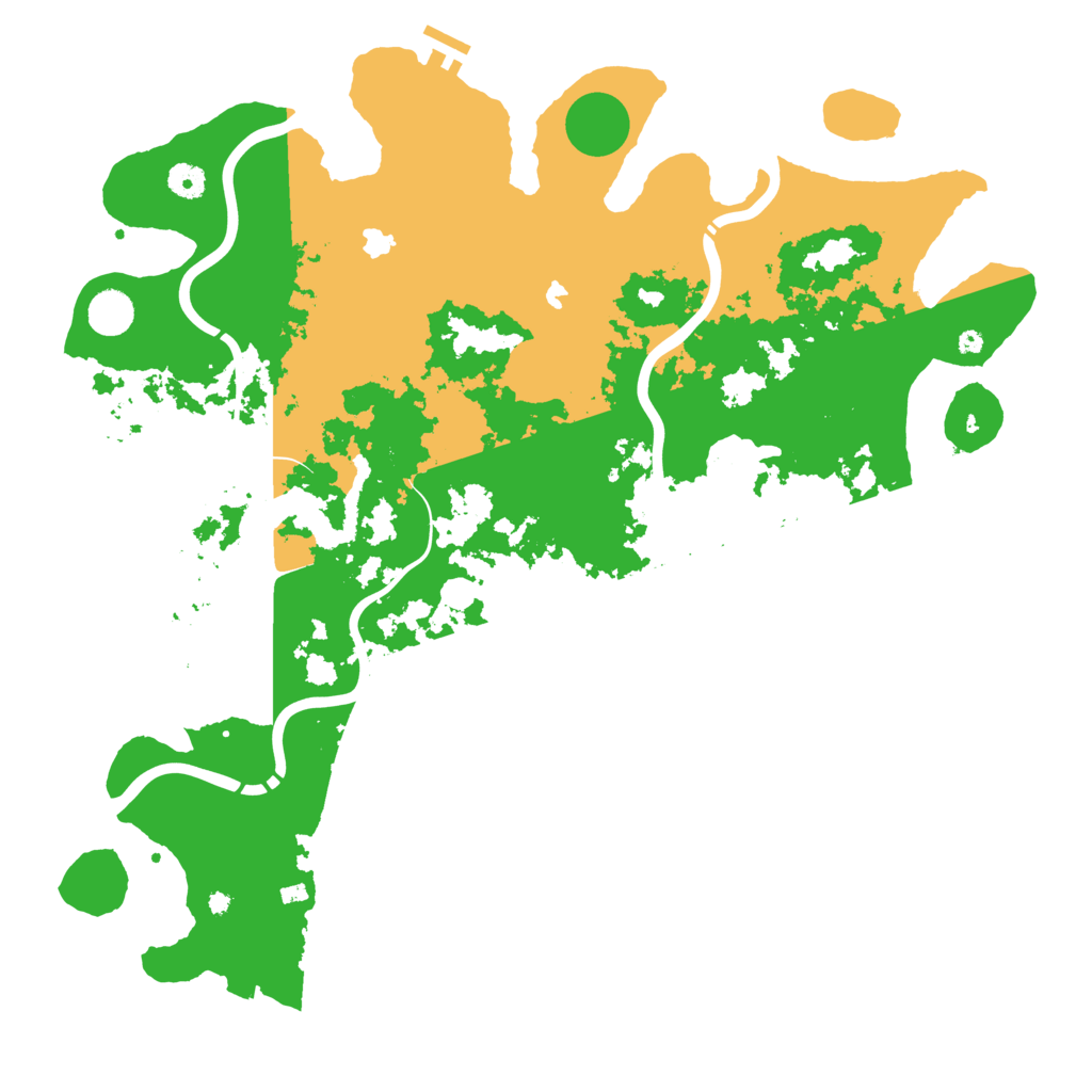 Biome Rust Map: Procedural Map, Size: 4500, Seed: 5759217