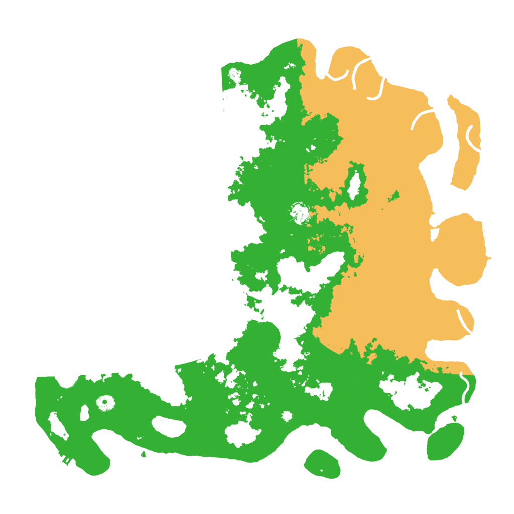 Biome Rust Map: Procedural Map, Size: 4500, Seed: 2814895