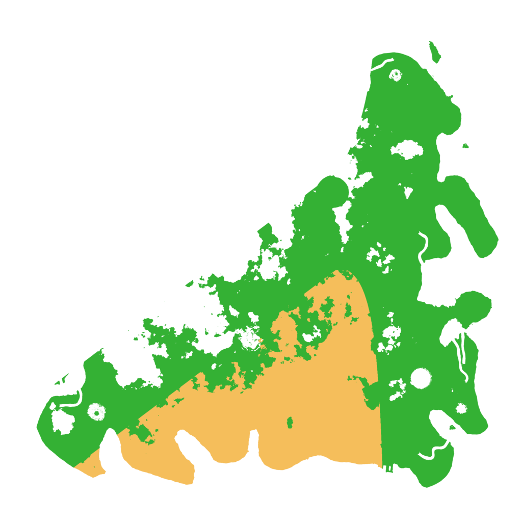 Biome Rust Map: Procedural Map, Size: 4500, Seed: 2030993