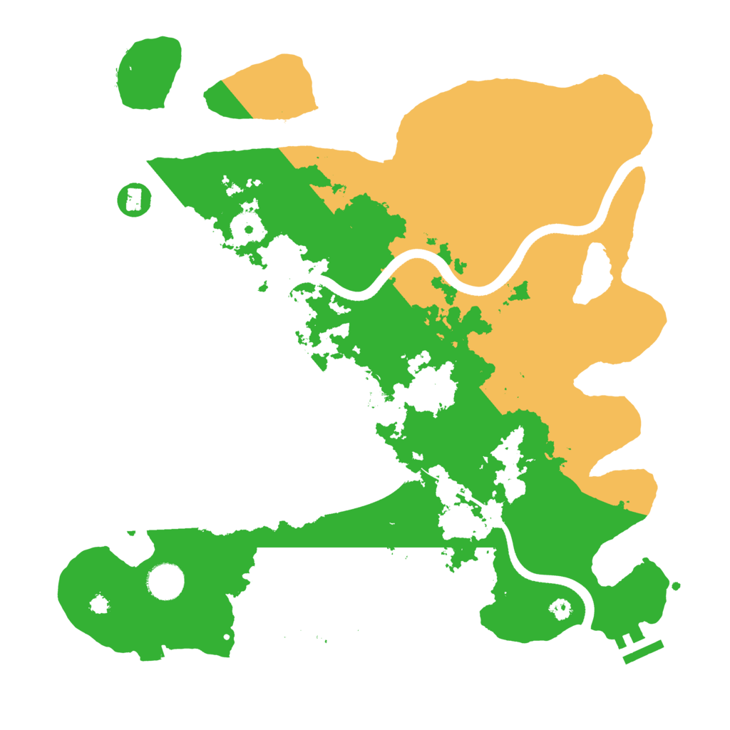 Biome Rust Map: Procedural Map, Size: 3500, Seed: 357132360