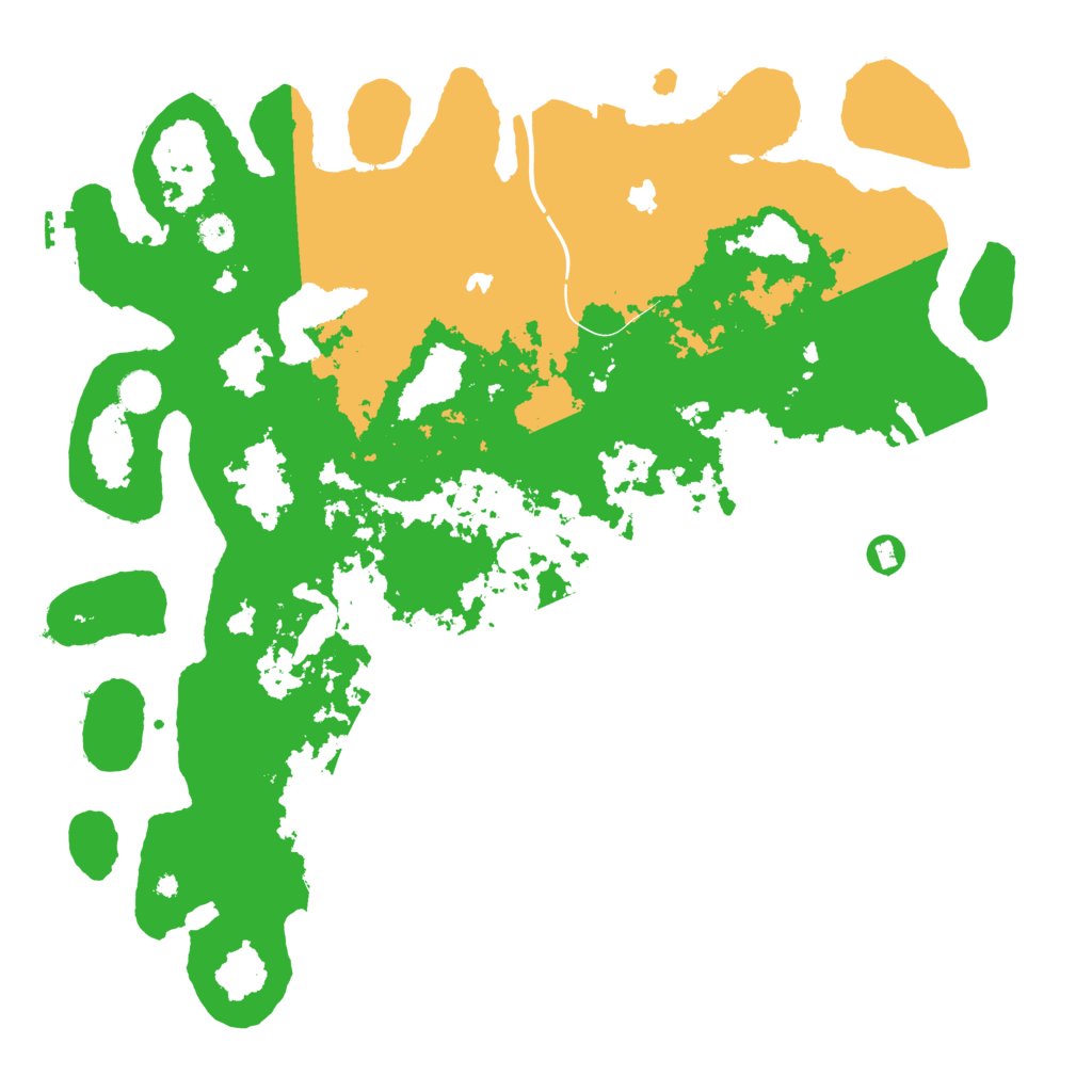 Biome Rust Map: Procedural Map, Size: 4500, Seed: 5299397