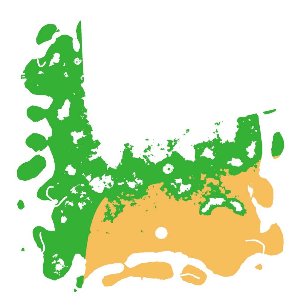 Biome Rust Map: Procedural Map, Size: 4500, Seed: 671995