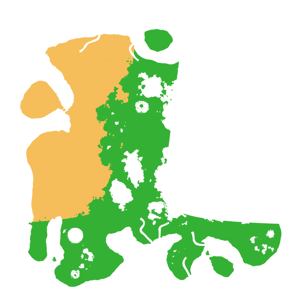 Biome Rust Map: Procedural Map, Size: 3500, Seed: 726793979