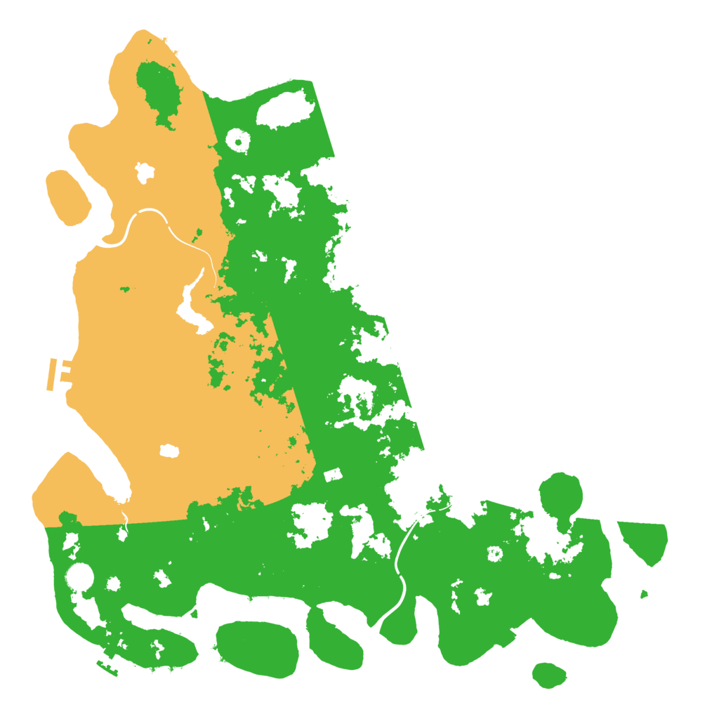 Biome Rust Map: Procedural Map, Size: 4500, Seed: 5880328