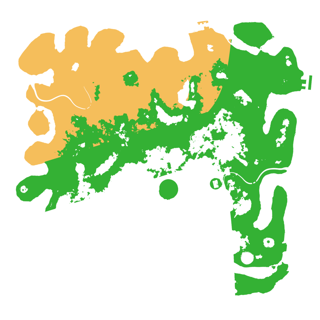 Biome Rust Map: Procedural Map, Size: 4500, Seed: 2954637