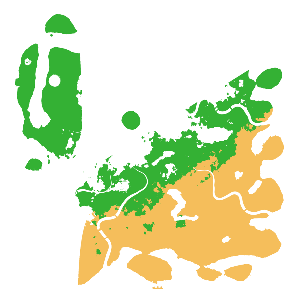 Biome Rust Map: Procedural Map, Size: 4500, Seed: 3756357