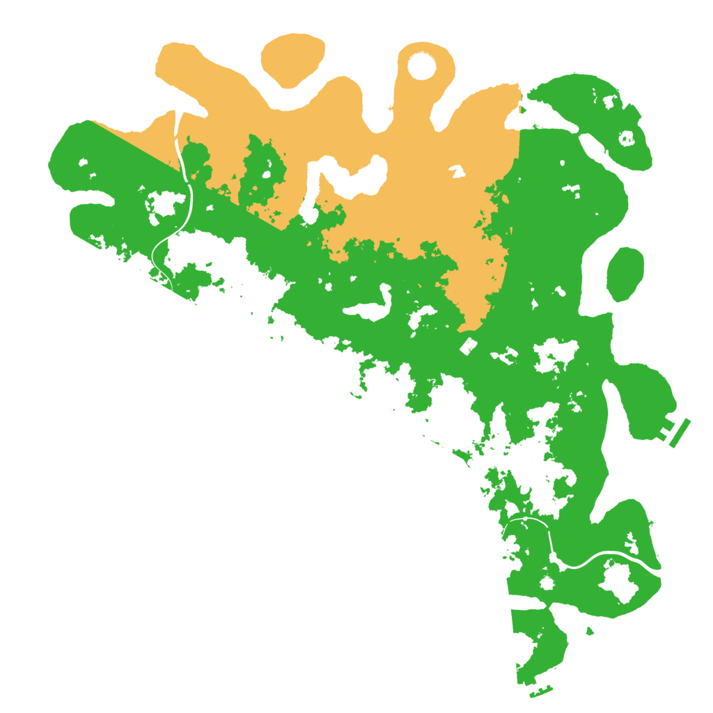 Biome Rust Map: Procedural Map, Size: 4500, Seed: 4686579
