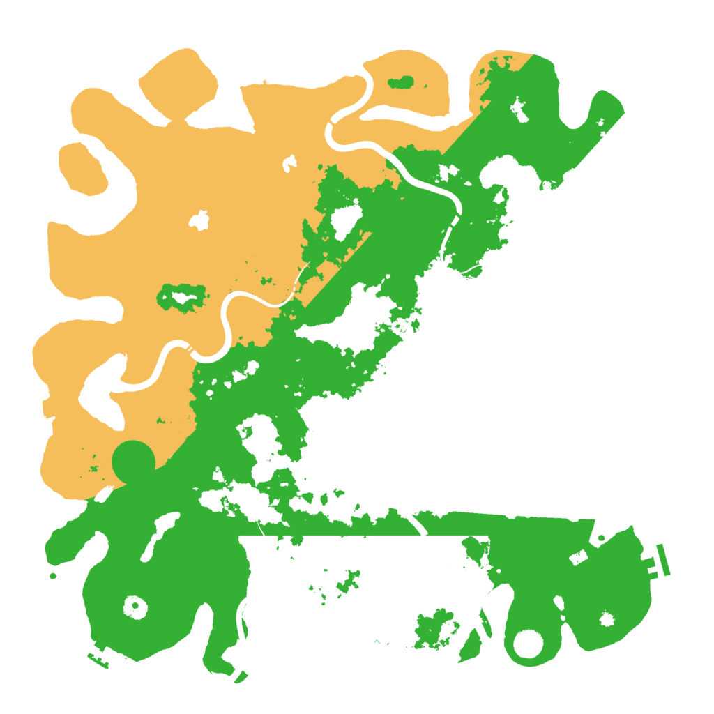 Biome Rust Map: Procedural Map, Size: 4500, Seed: 5847338