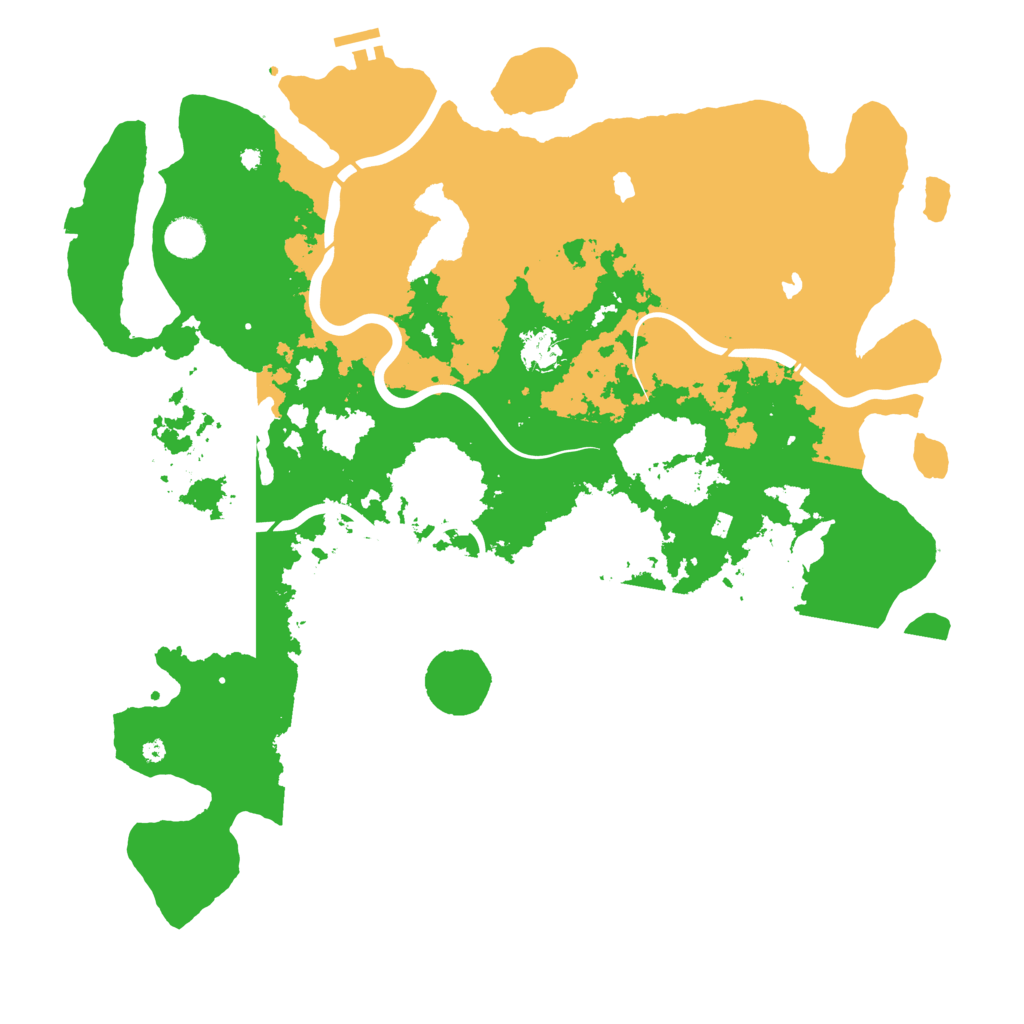 Biome Rust Map: Procedural Map, Size: 4500, Seed: 3545226