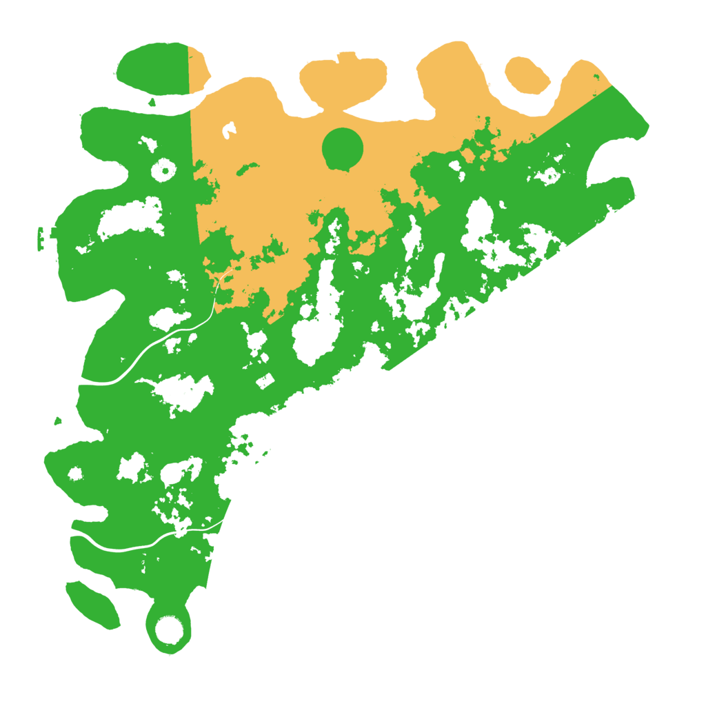 Biome Rust Map: Procedural Map, Size: 4500, Seed: 6413182