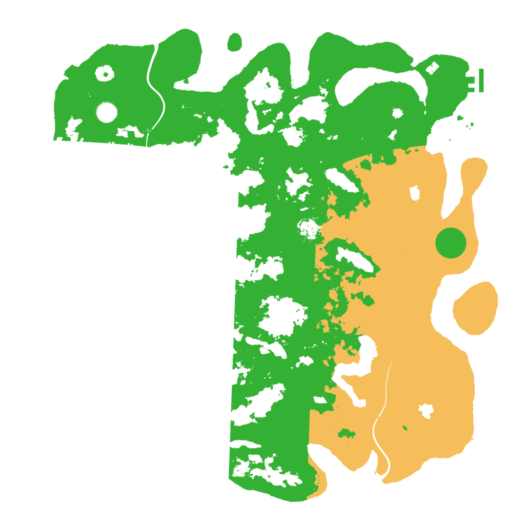 Biome Rust Map: Procedural Map, Size: 4500, Seed: 4128431