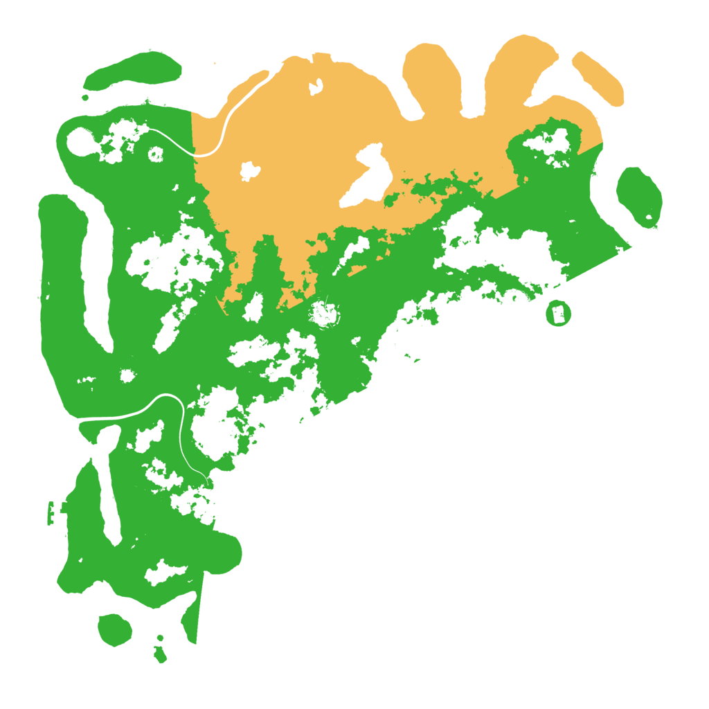 Biome Rust Map: Procedural Map, Size: 4500, Seed: 3067167