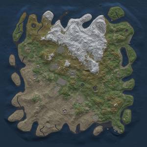 Thumbnail Rust Map: Procedural Map, Size: 4500, Seed: 1340037, 20 Monuments