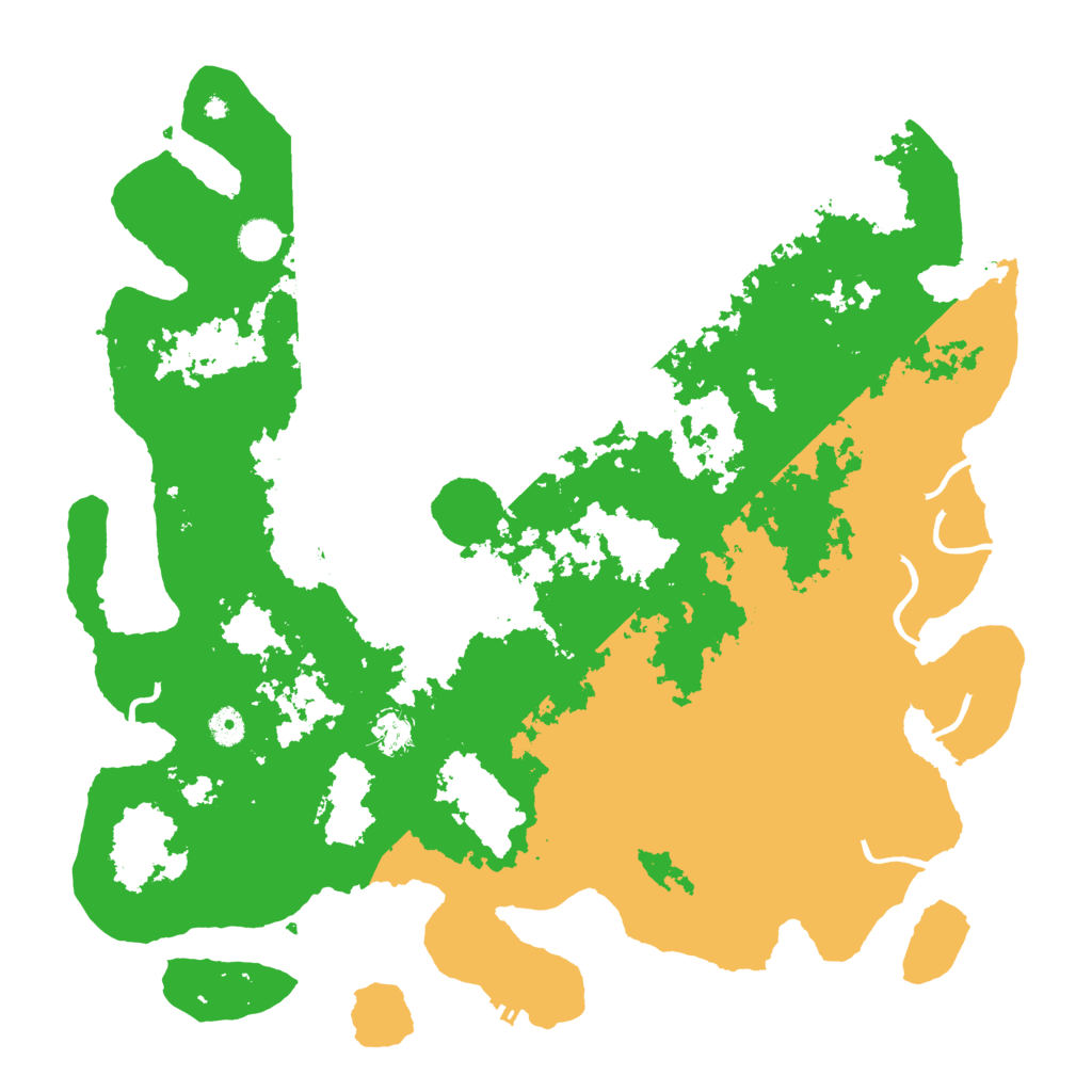 Biome Rust Map: Procedural Map, Size: 4500, Seed: 6038027