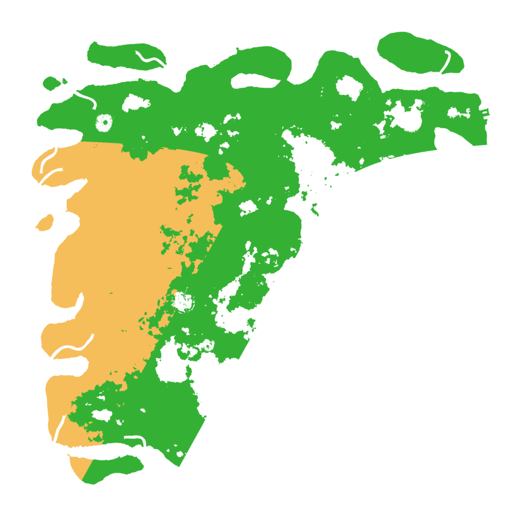 Biome Rust Map: Procedural Map, Size: 4500, Seed: 5208845