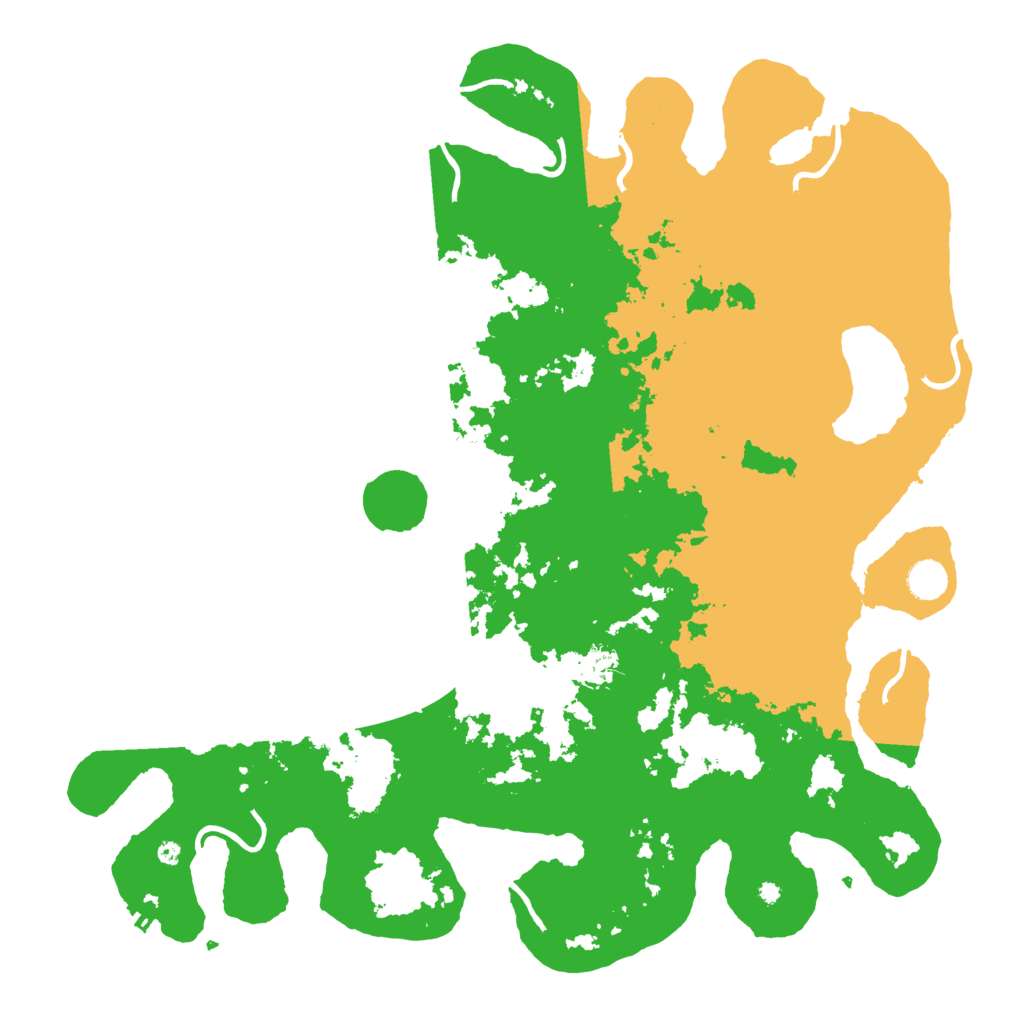 Biome Rust Map: Procedural Map, Size: 4500, Seed: 5397957