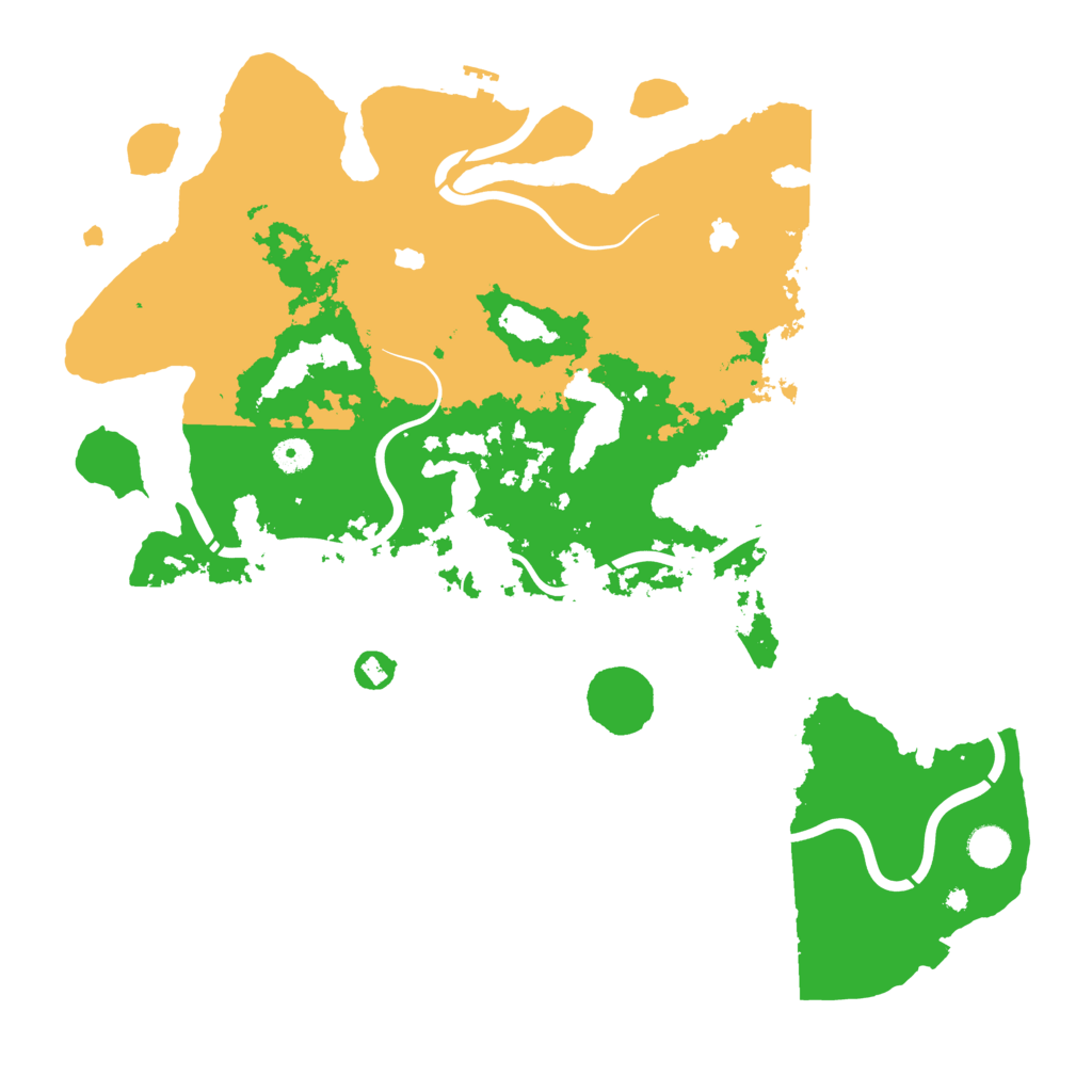 Biome Rust Map: Procedural Map, Size: 4500, Seed: 6065500