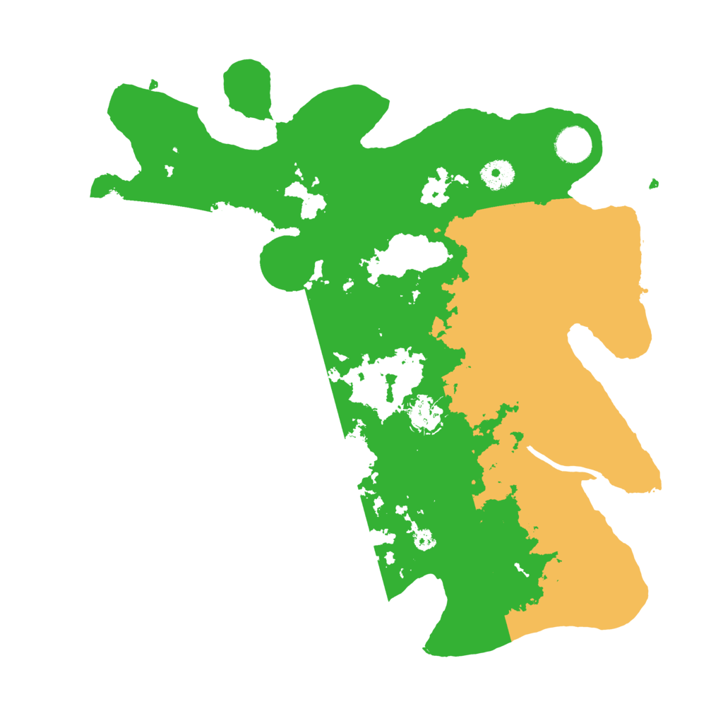 Biome Rust Map: Procedural Map, Size: 3500, Seed: 4335435