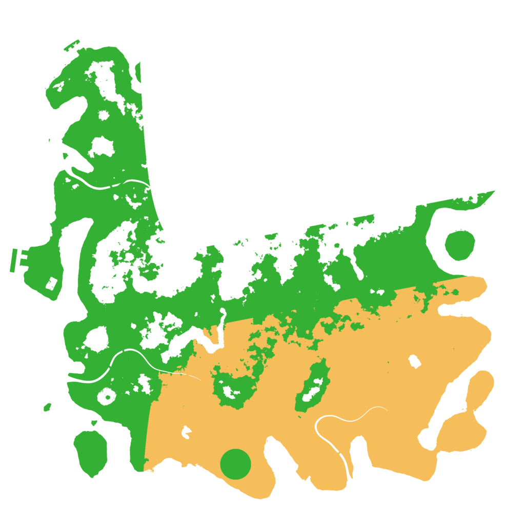 Biome Rust Map: Procedural Map, Size: 4500, Seed: 1779967