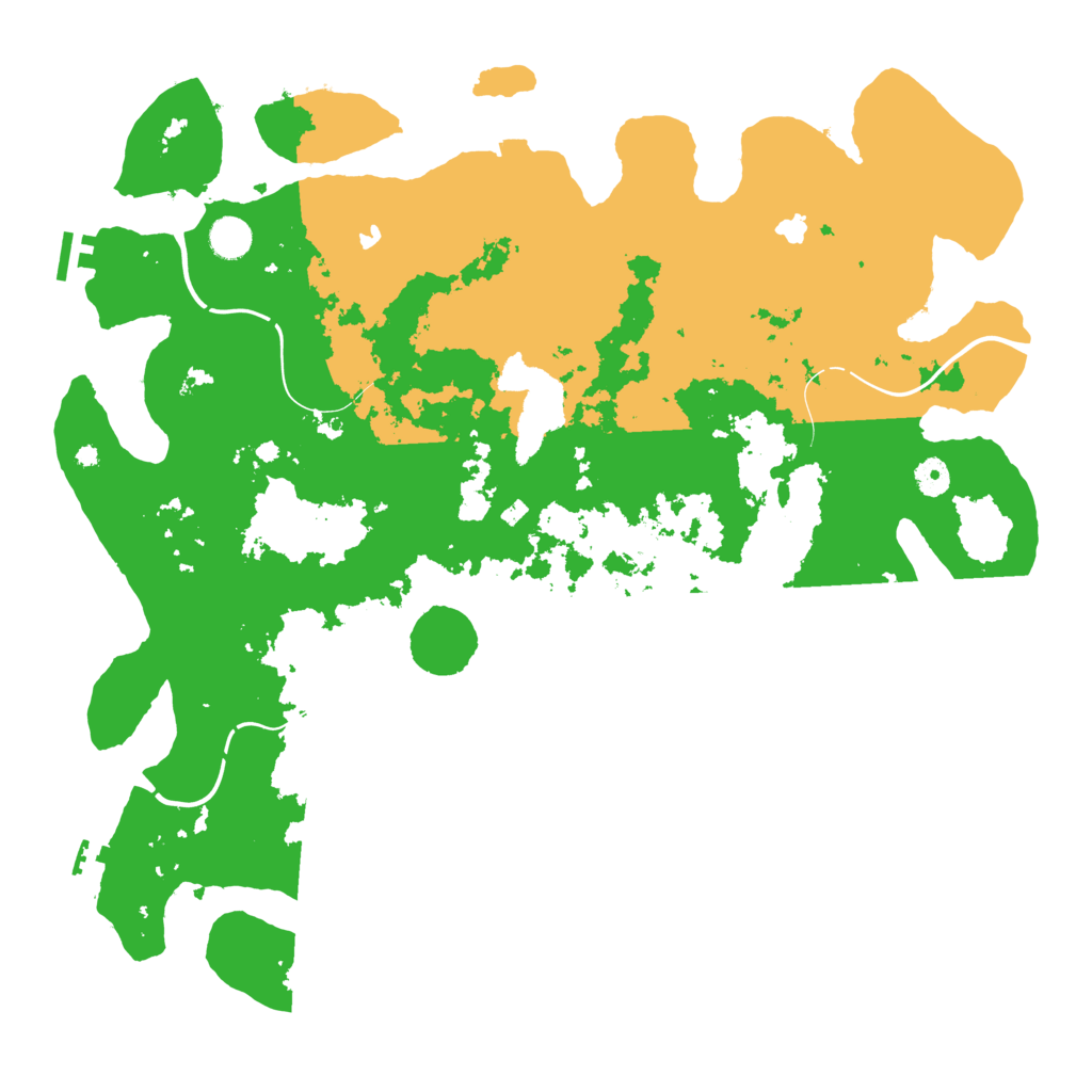 Biome Rust Map: Procedural Map, Size: 4500, Seed: 1986097