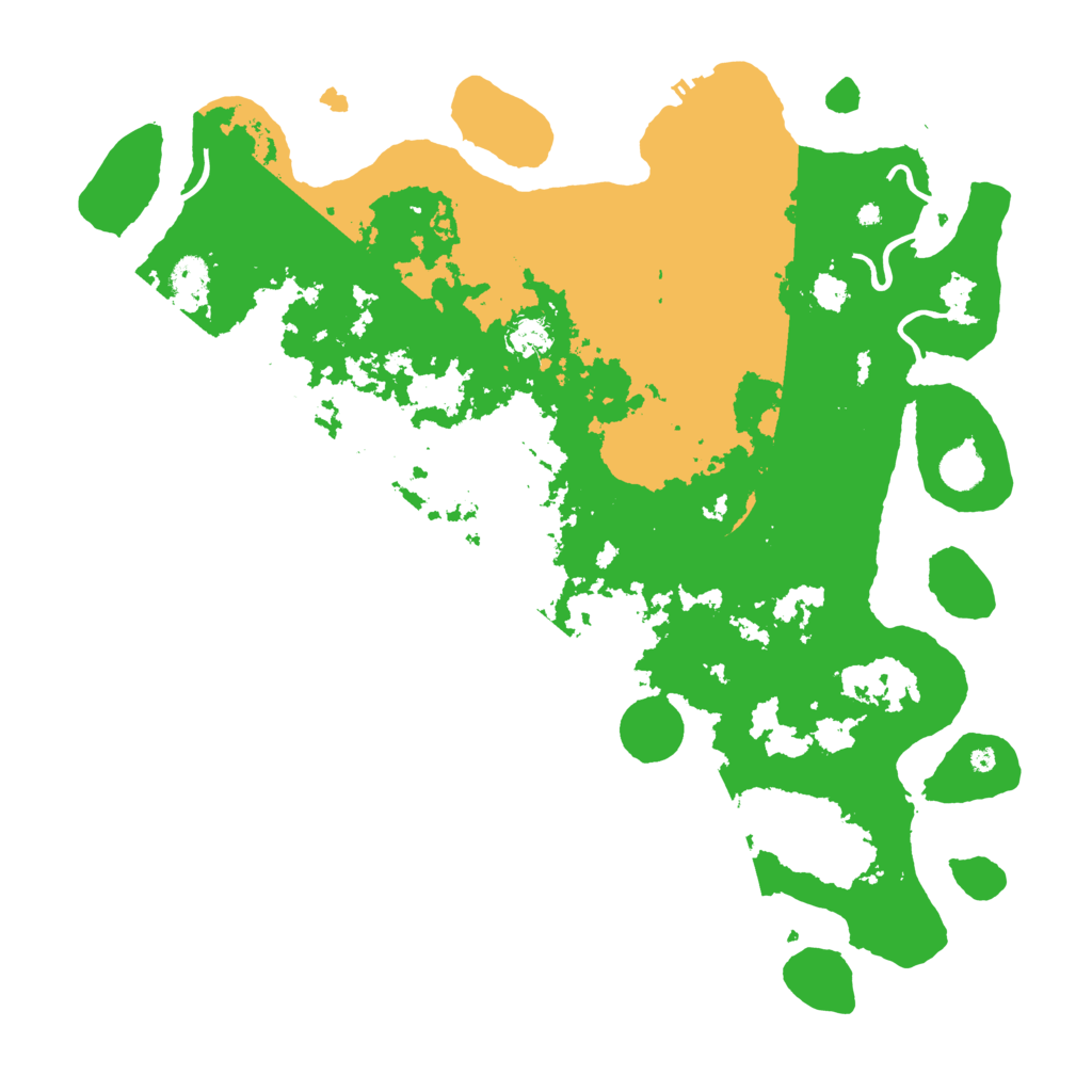 Biome Rust Map: Procedural Map, Size: 4500, Seed: 550324