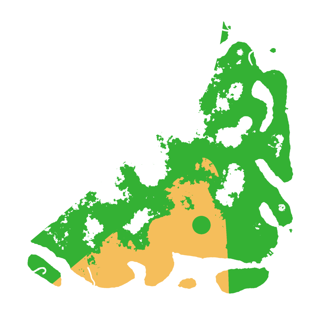 Biome Rust Map: Procedural Map, Size: 4500, Seed: 4101474