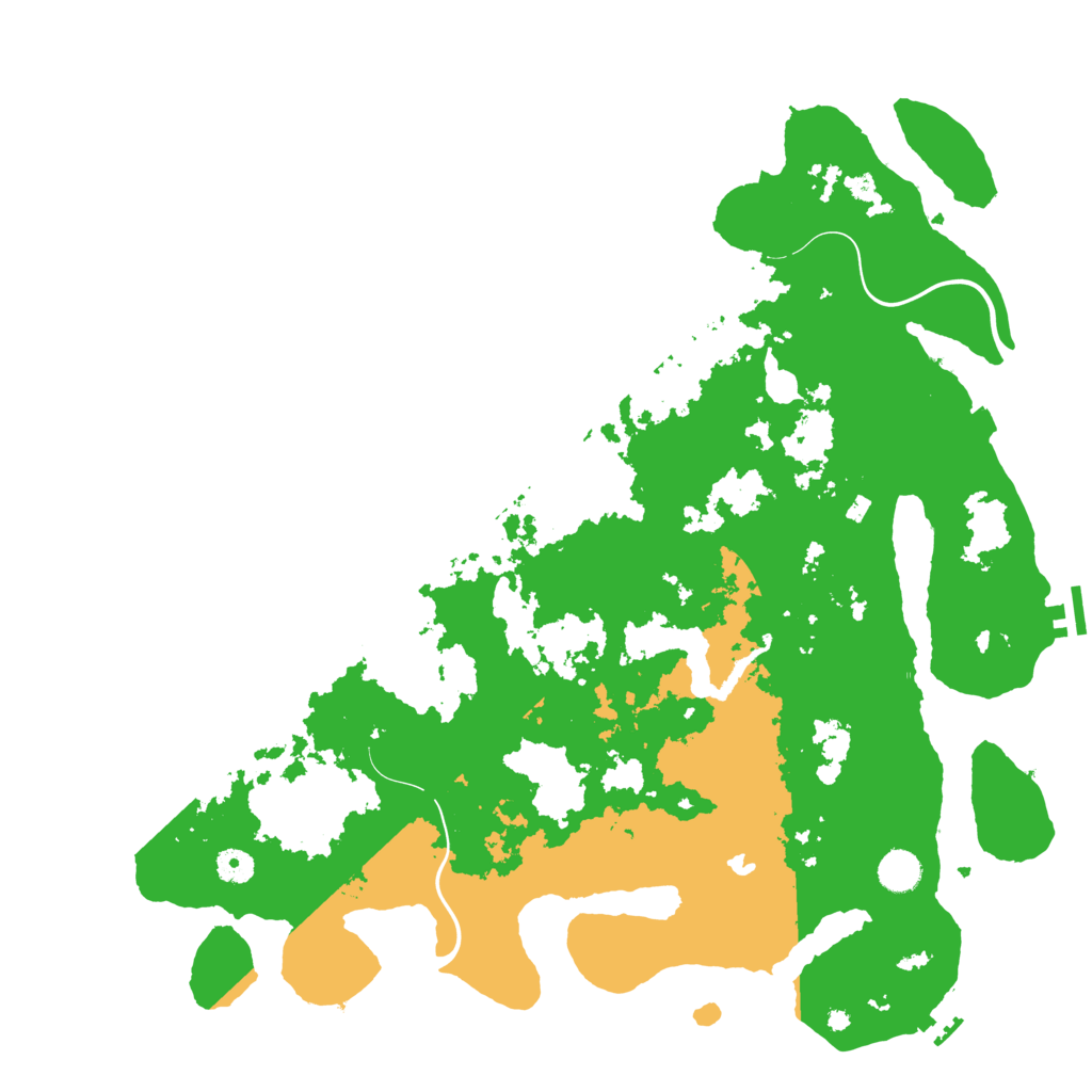 Biome Rust Map: Procedural Map, Size: 4500, Seed: 2129897