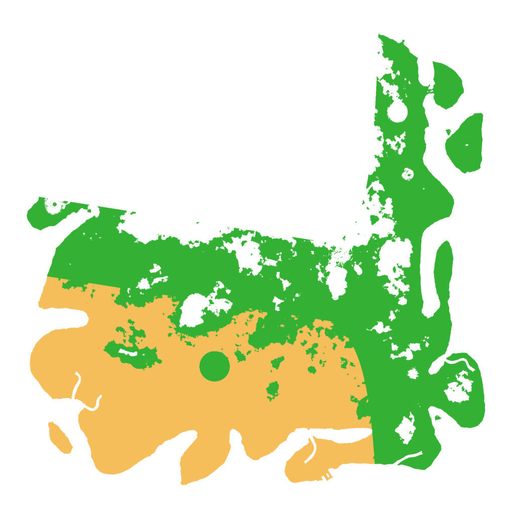 Biome Rust Map: Procedural Map, Size: 4500, Seed: 3884123