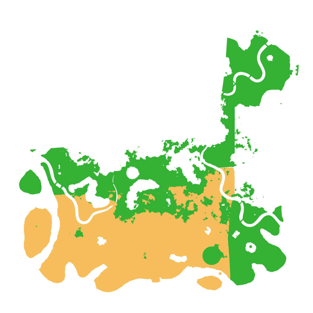 Biome Rust Map: Procedural Map, Size: 4500, Seed: 5133691