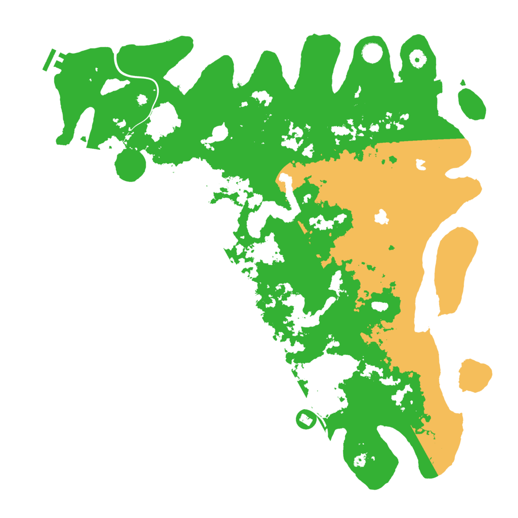 Biome Rust Map: Procedural Map, Size: 4500, Seed: 5324819