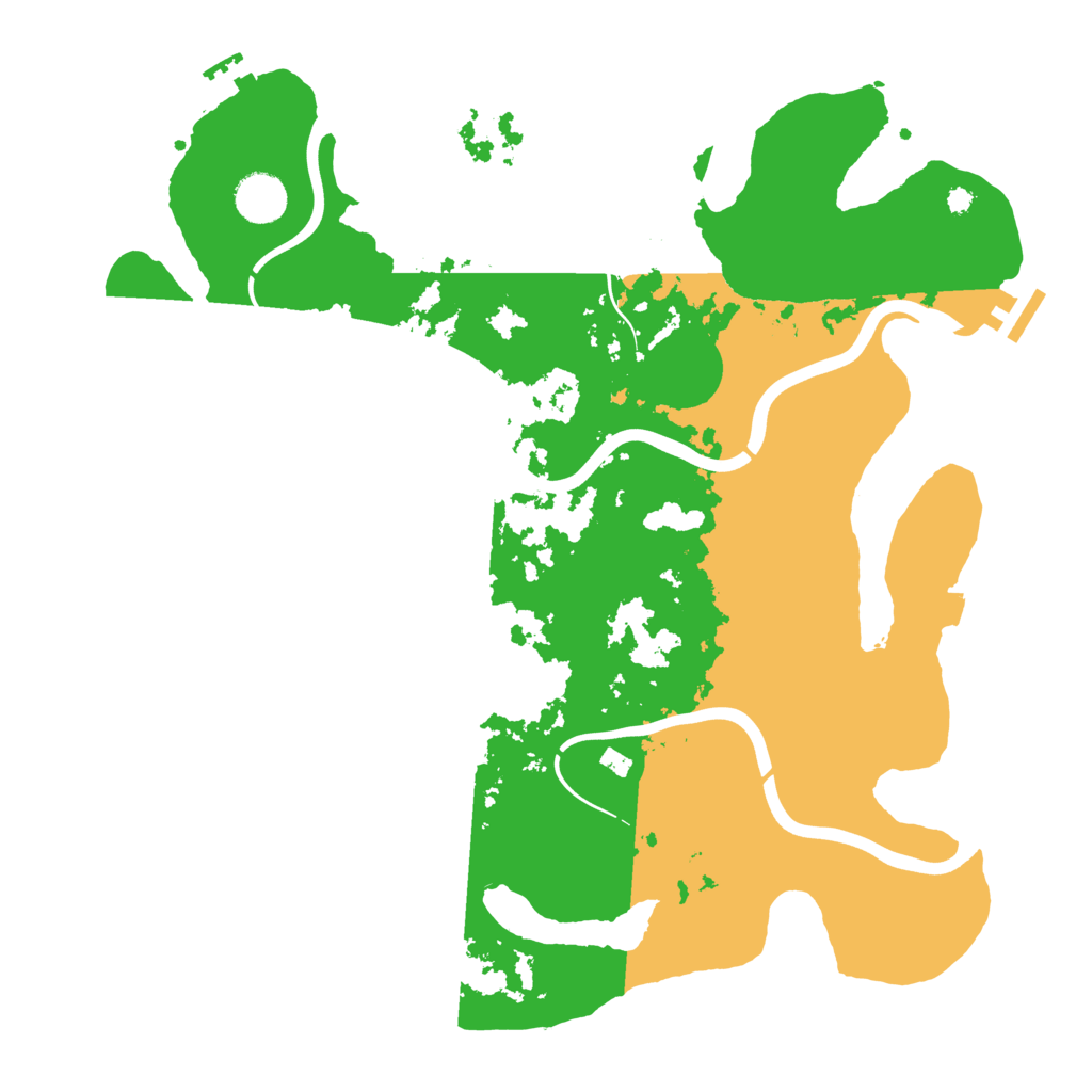 Biome Rust Map: Procedural Map, Size: 3850, Seed: 1784268337