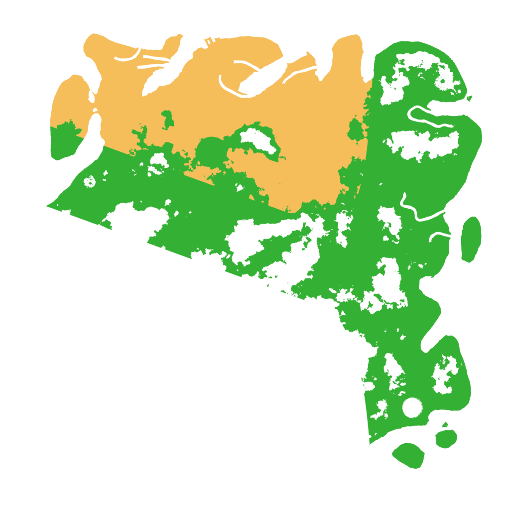 Biome Rust Map: Procedural Map, Size: 4500, Seed: 4167999