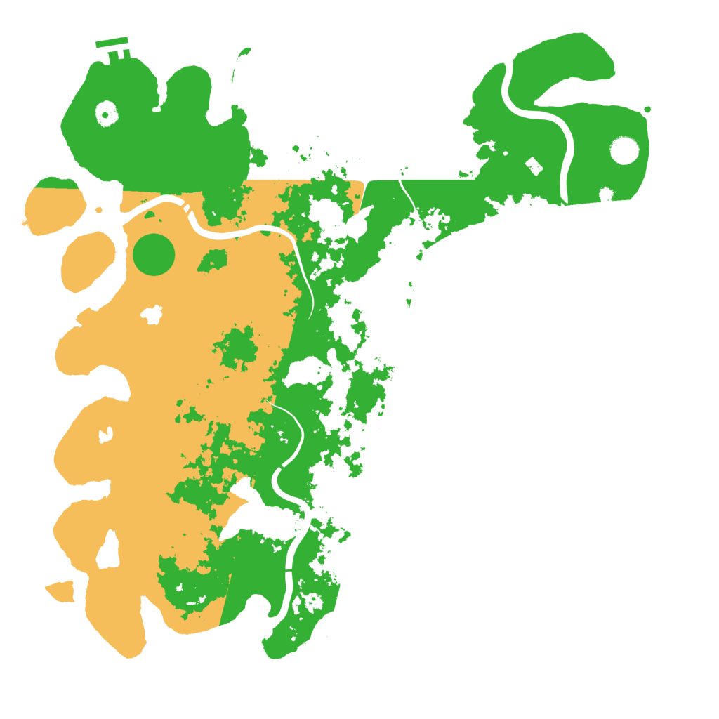 Biome Rust Map: Procedural Map, Size: 4500, Seed: 3353050
