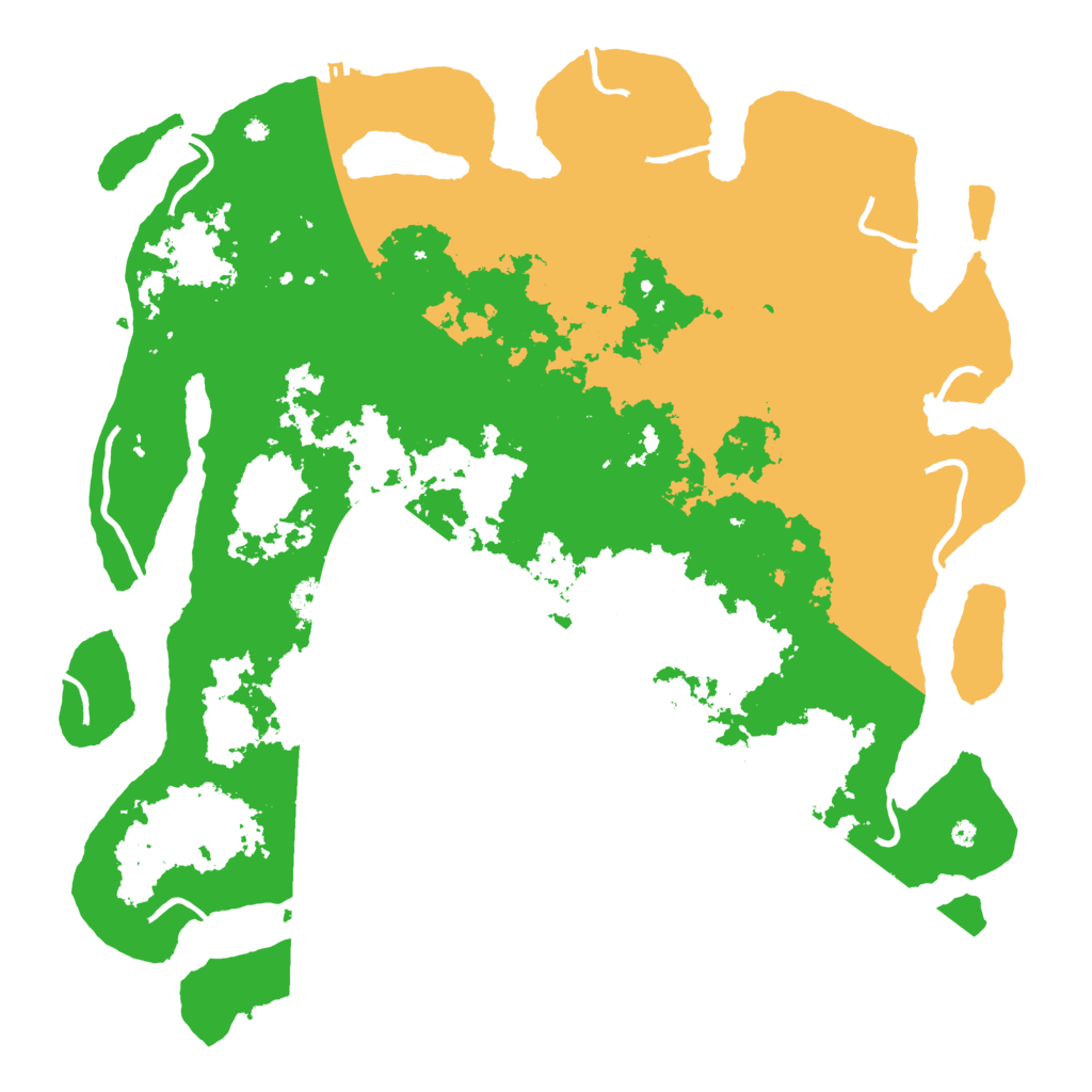 Biome Rust Map: Procedural Map, Size: 4500, Seed: 1553431
