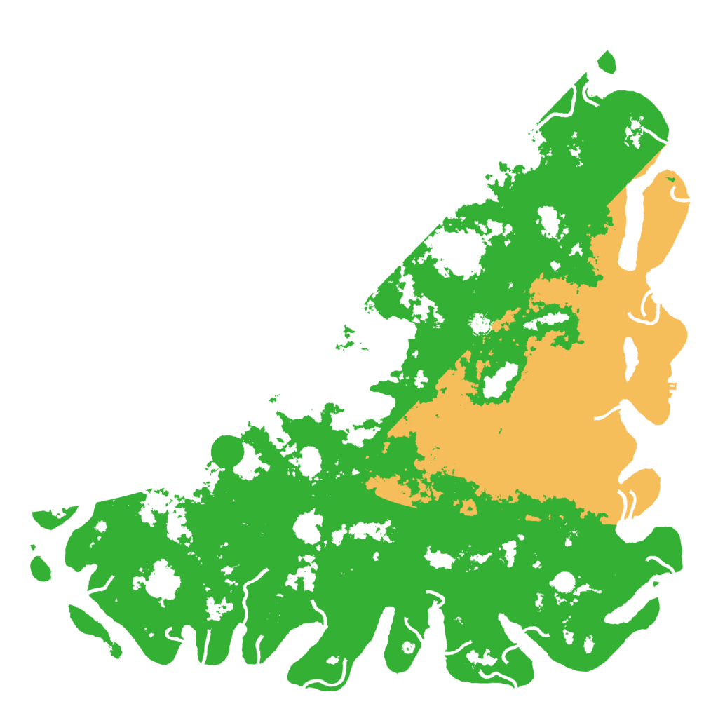 Biome Rust Map: Procedural Map, Size: 6000, Seed: 731604