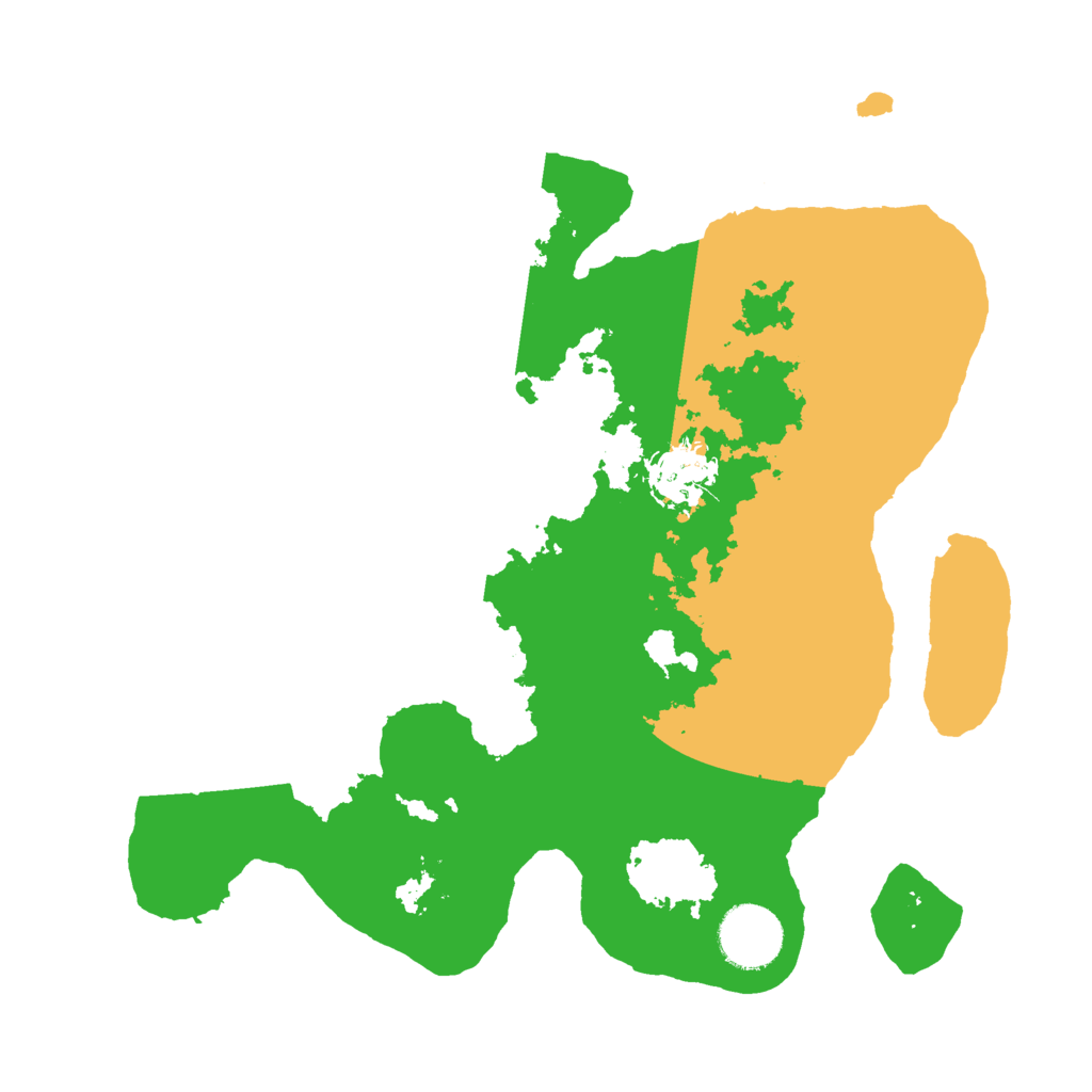 Biome Rust Map: Barren, Size: 3000, Seed: 1827038866