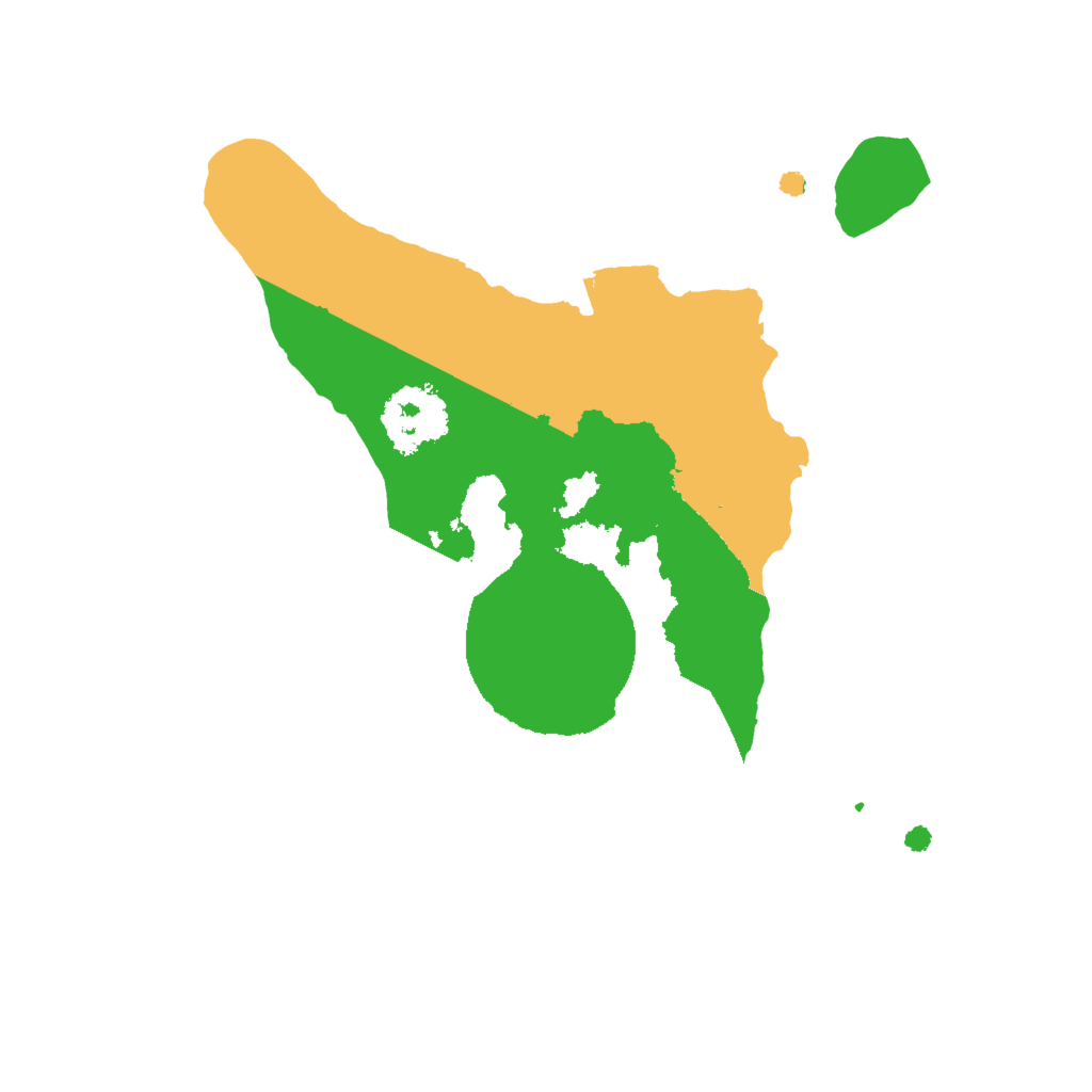 Biome Rust Map: Procedural Map, Size: 1700, Seed: 3