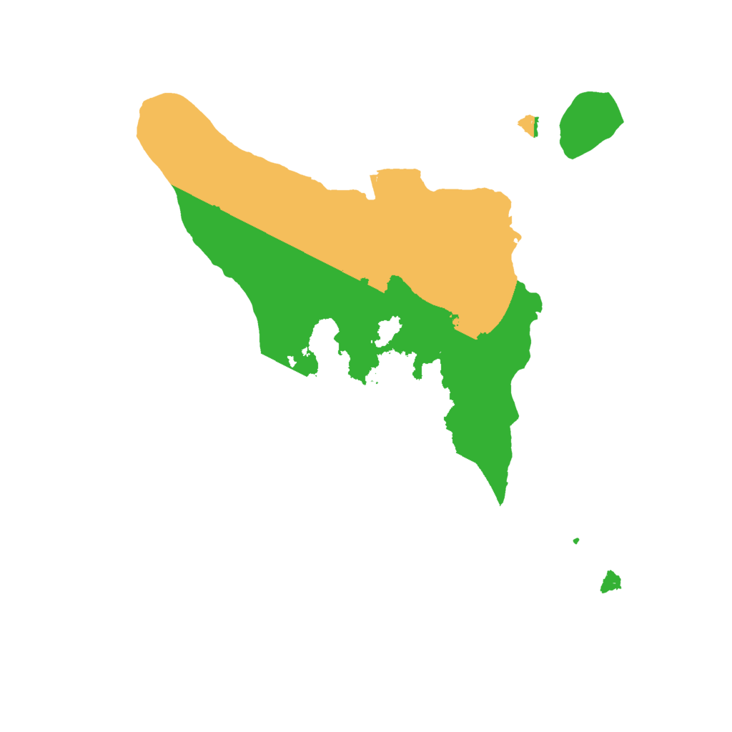 Biome Rust Map: Procedural Map, Size: 1700, Seed: 3