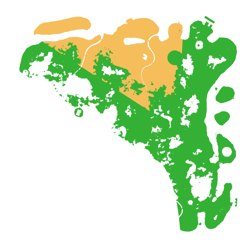 Biome Rust Map: Procedural Map, Size: 4500, Seed: 4636966