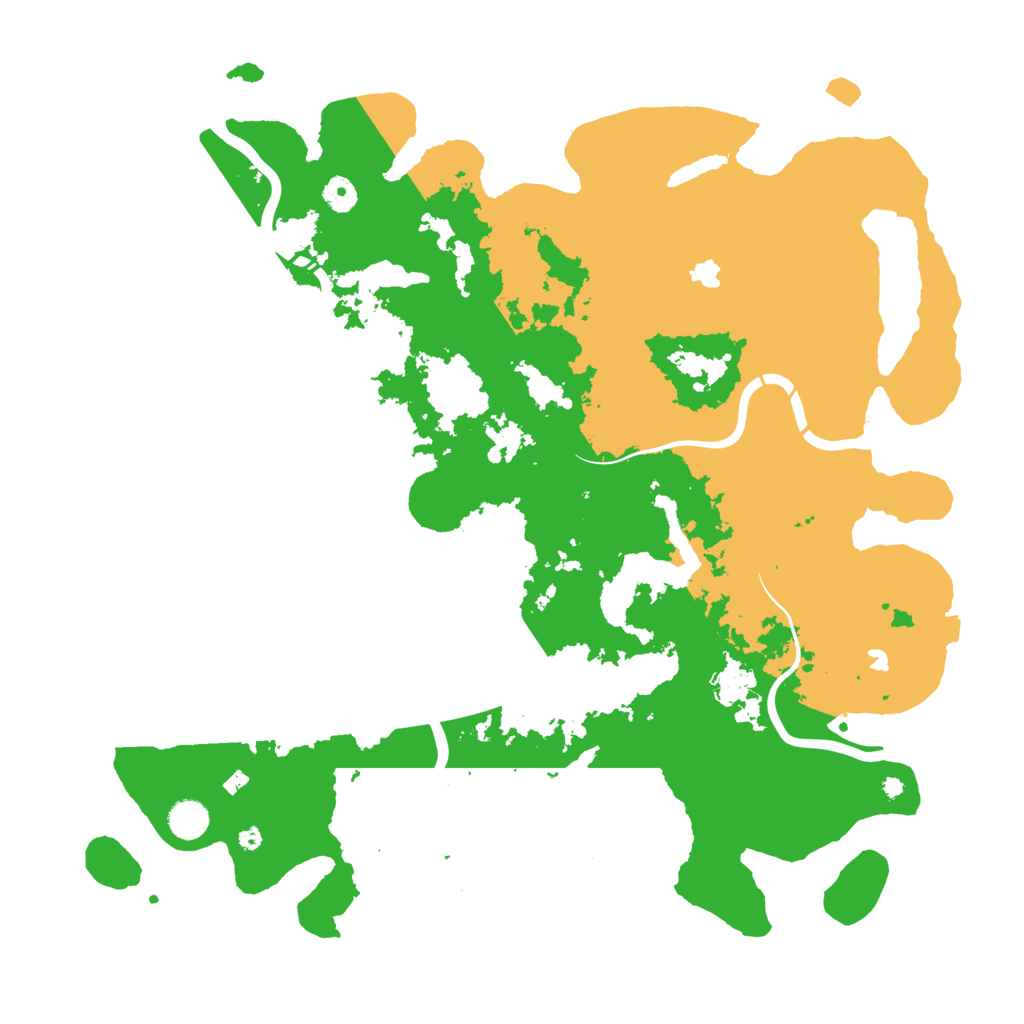 Biome Rust Map: Procedural Map, Size: 4500, Seed: 1649258