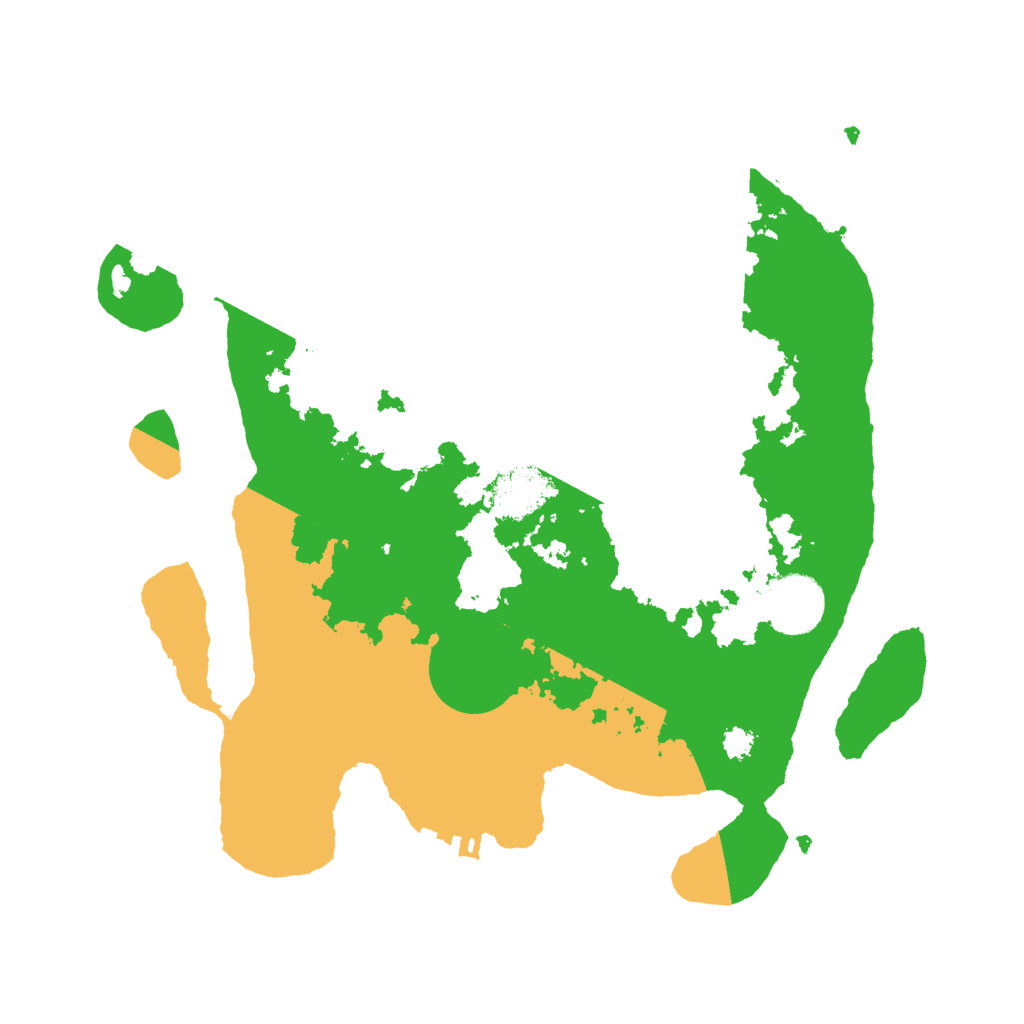 Biome Rust Map: Procedural Map, Size: 3000, Seed: 177013