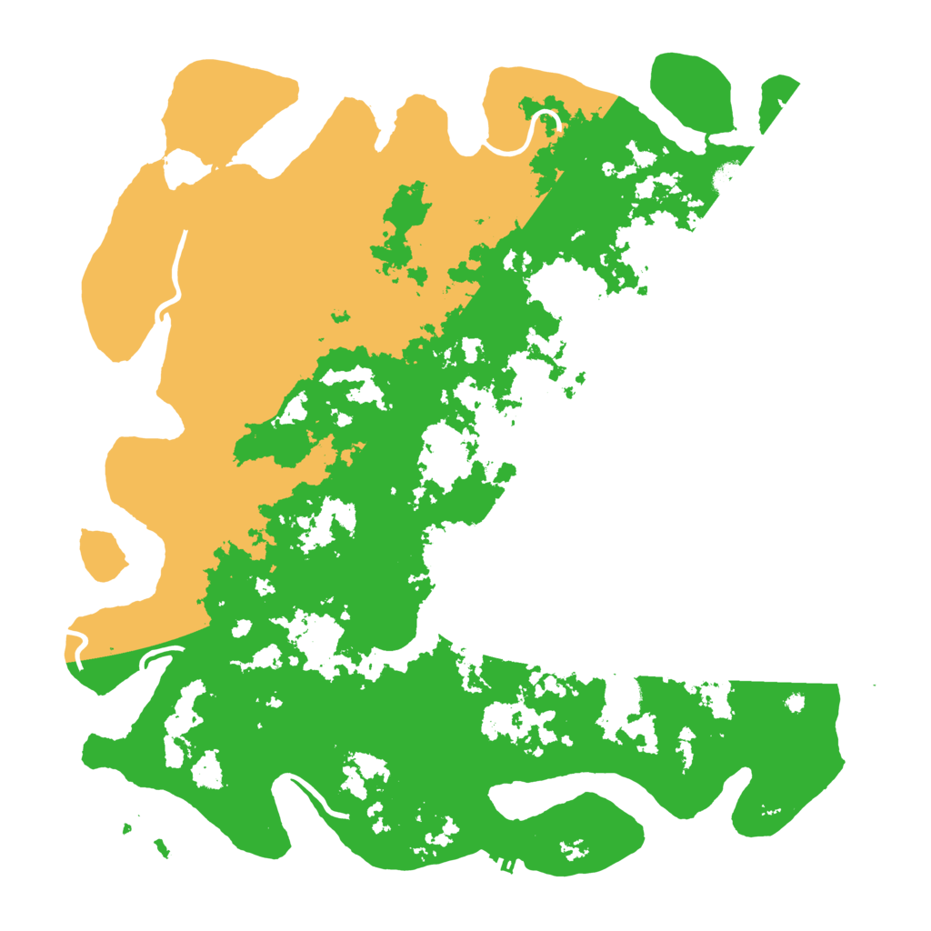 Biome Rust Map: Procedural Map, Size: 4500, Seed: 265772