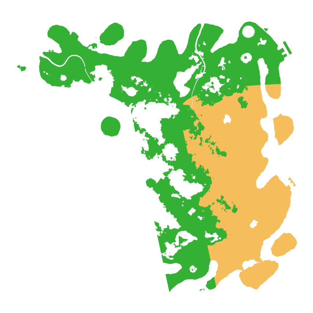 Biome Rust Map: Procedural Map, Size: 4500, Seed: 915677