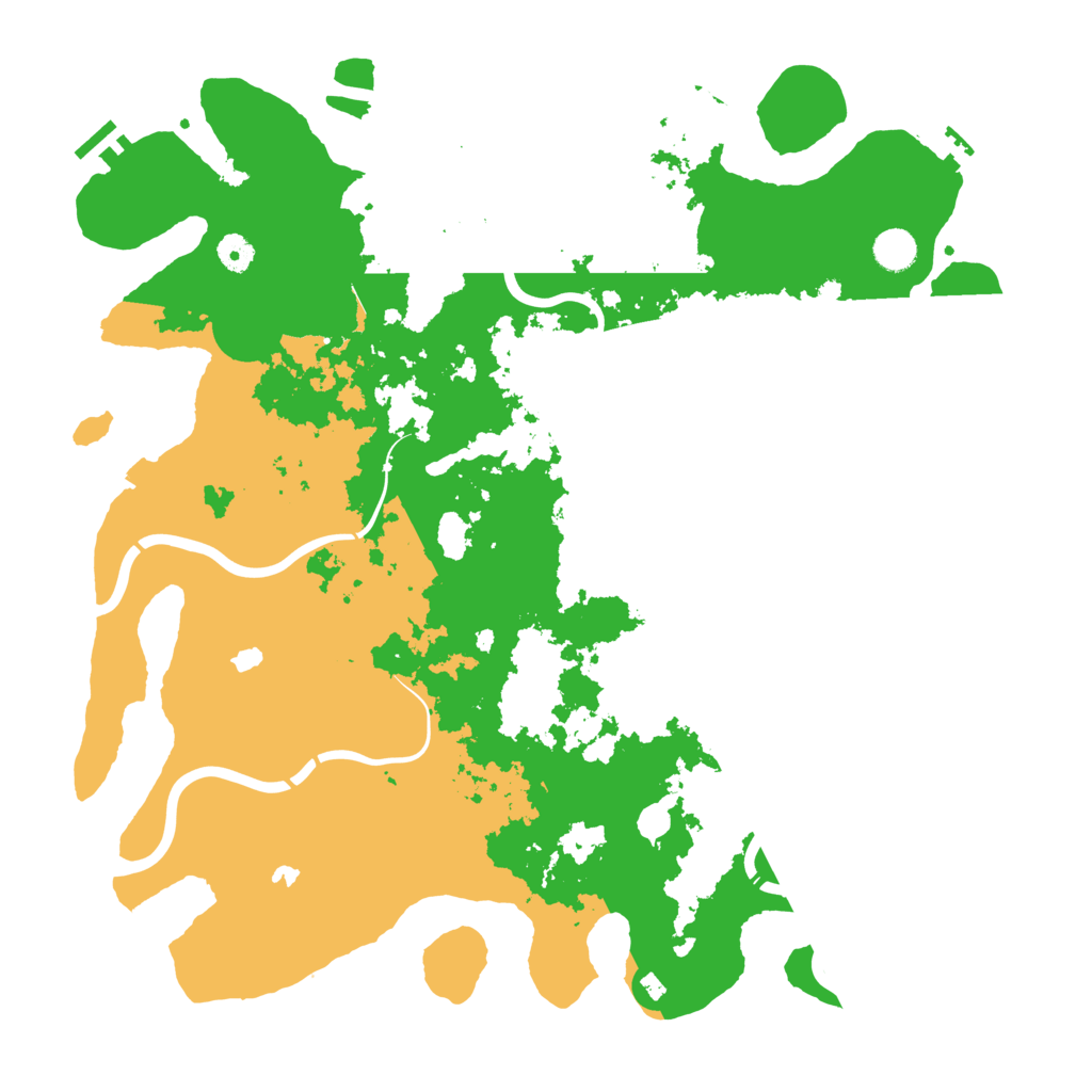 Biome Rust Map: Procedural Map, Size: 4500, Seed: 5529446